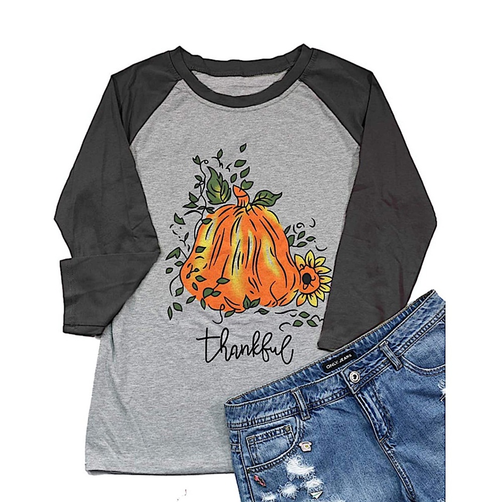 Thankful Thanksgiving Women’s top - Picture 2 of 3